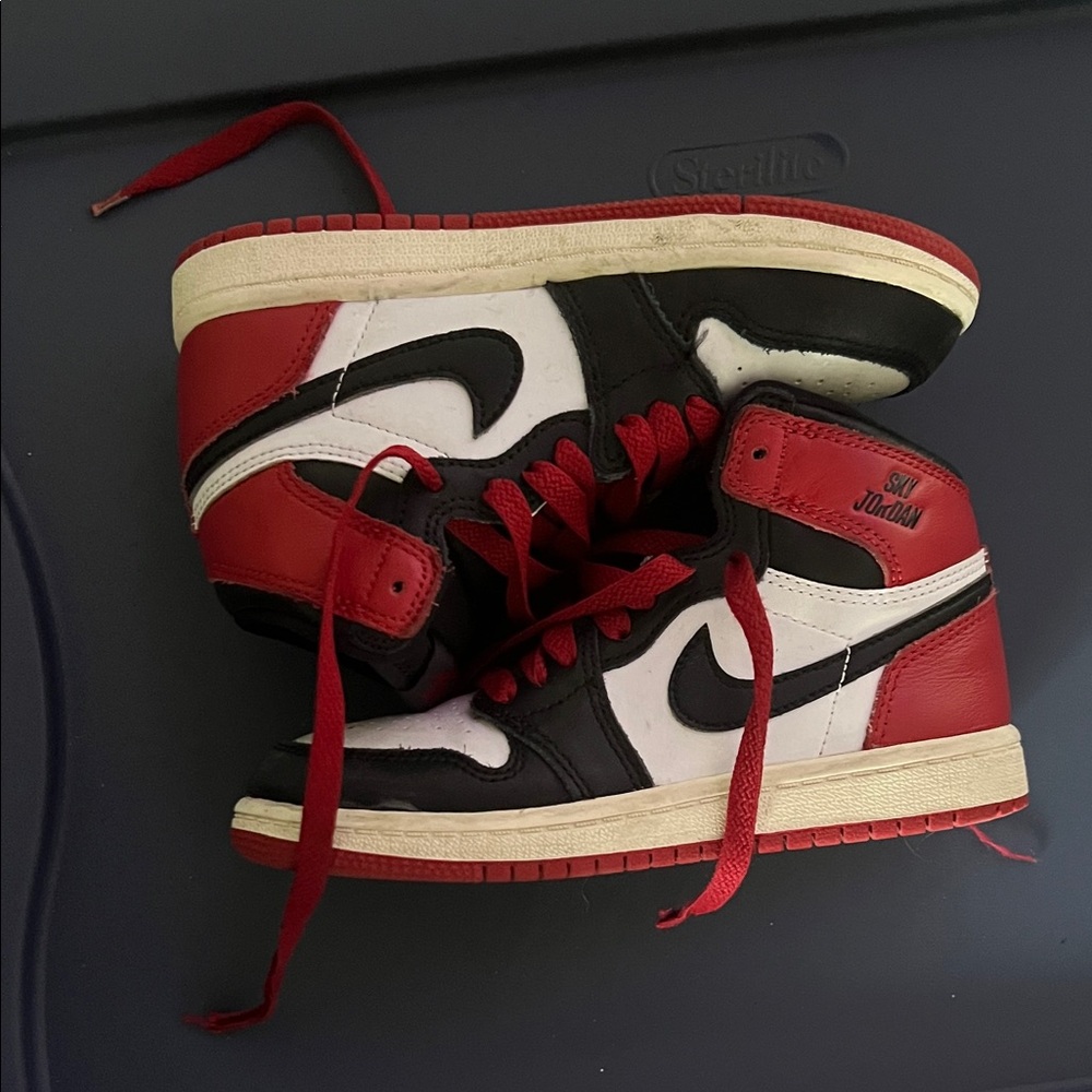 Nike Air Jordan Retro High in Red, Black, and White
